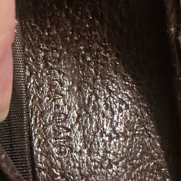 Gucci Monogram French Flap Wallet in the dark brown GG canvas and leather trim. - Picture 9 of 11